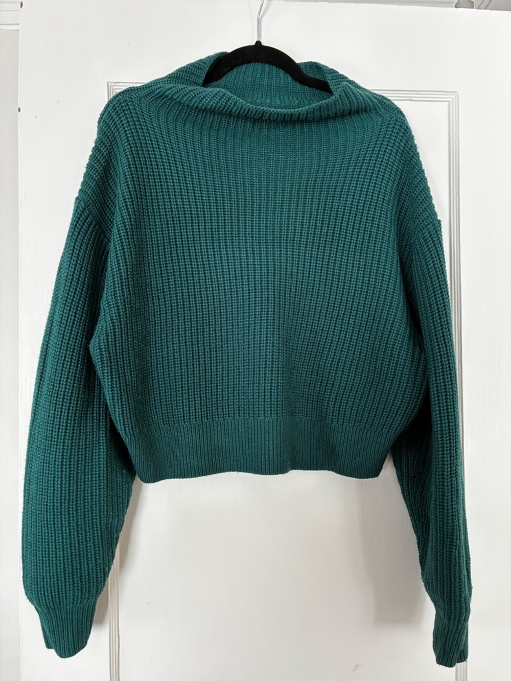 Wilfred Forest Green Funnel Neck Sweater